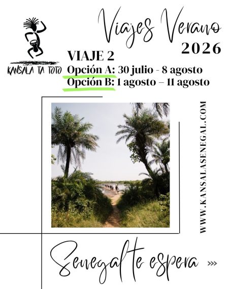 Verano 2026 Viaje 2. Tradicional a Senegal con Kansala 20 años realizando este viaje a Senegal
Una inmersión cultural, donde compartiremos música, danza, comunidad, naturaleza, conocer proyectos